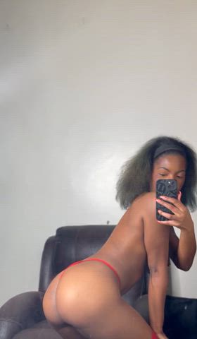 19 years old amateur ass bouncing ebony onlyfans solo stockings thong twerking clip