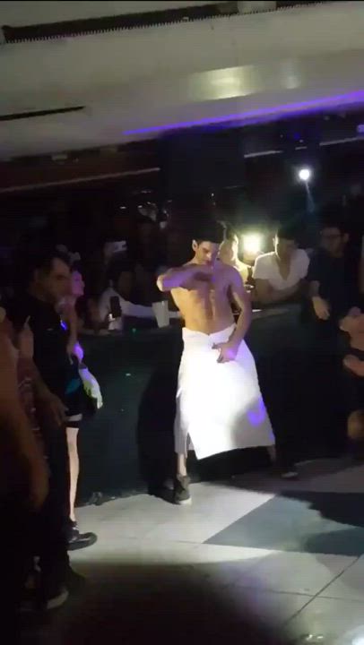 CFNM Cock Gay Stripper Towel clip