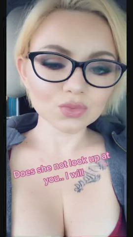 amateur big tits blowjob boobs glasses milf onlyfans tease tiktok clip