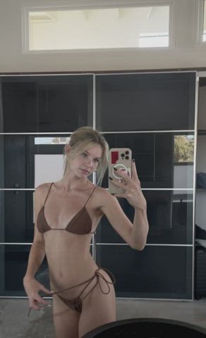 Bikini Selfie Tanlines clip