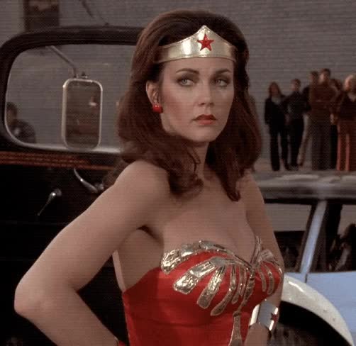 Grabbing your massive member and telling Wonder Woman what she has to do to stop