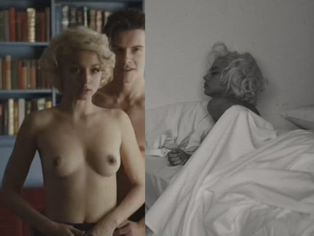 Ana de Armas best scenes from 'Blonde' split screen