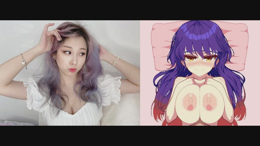 anime cum cum in mouth cumshot hentai split screen porn tit fuck tits titty fuck