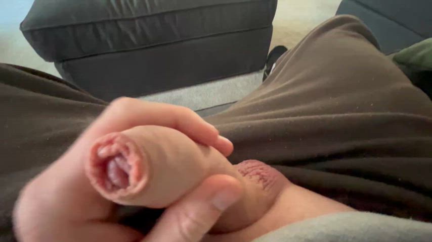 foreskin male masturbation masturbating clip