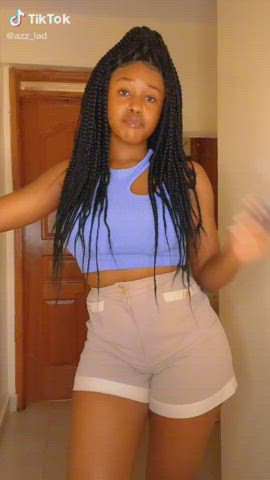 Ebony Shorts Smile TikTok clip
