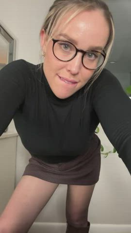 Go ahead…take out your cock and tease me over my nylons