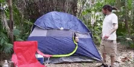 Not gay if we’re sharing a tent and nobody can see inside