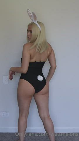 big tits blonde bunny clip