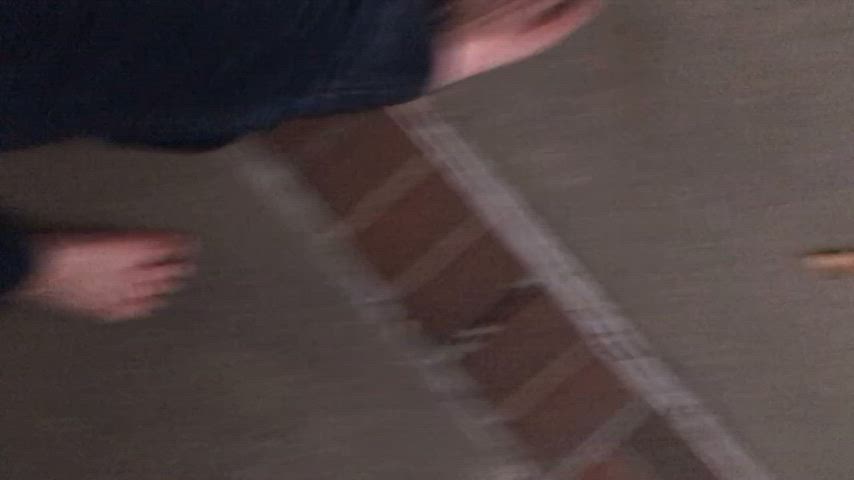 feet fetish outdoor public clip