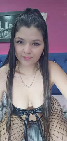 boobs cute kinky latina lingerie long hair seduction webcam clip