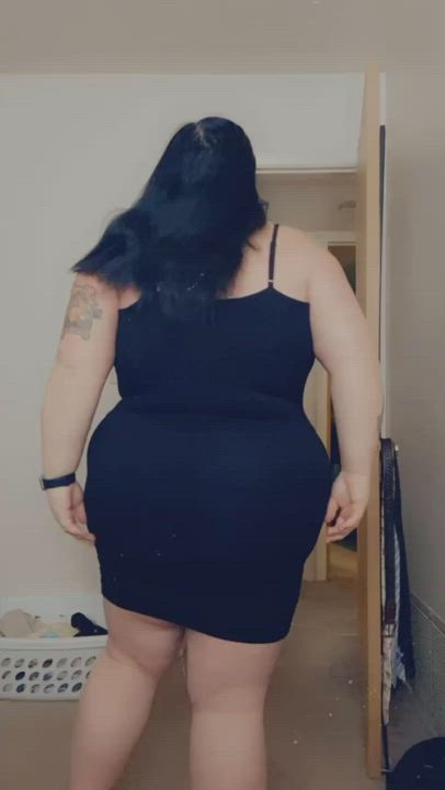 my coworkers had to stare at my fat ass in this dress today ?