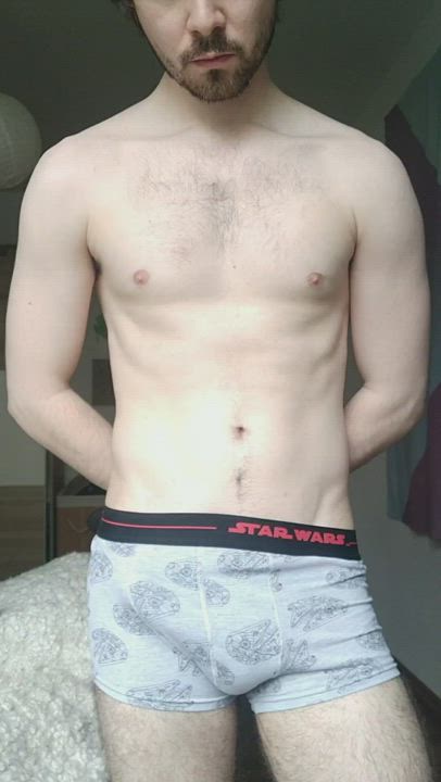 Whipping it out of tight underwear. Any Star Wars fans here? 😅