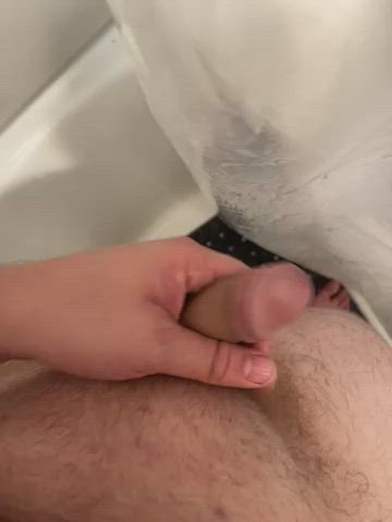 20 Years Old Amateur Big Dick Masturbating Shaved Shower clip