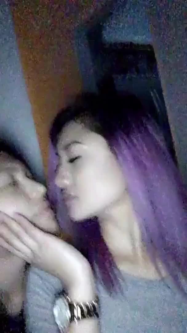 Emkay Vee Kissing a Girl