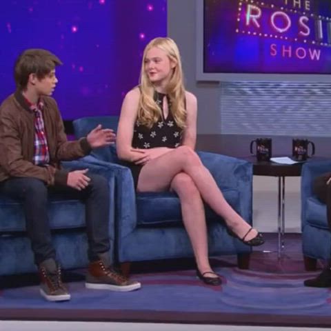 elle fanning legs legs up clip