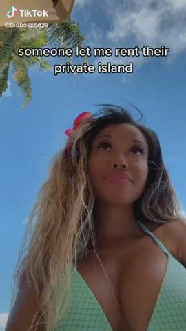 Big Tits Bikini Ebony TikTok clip