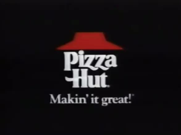 Pizza Hut Right Field Baseball Commercial VHS 1990
