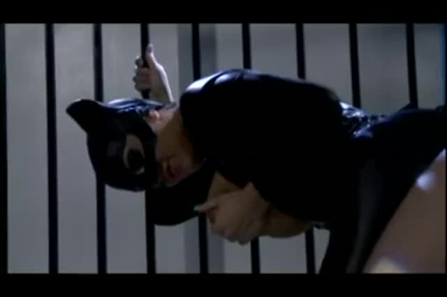 CATWOMAN and Joker in Jail Threesome