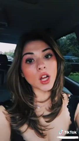 Be honest, would you let this high school slut give you the sloppiest head of your
