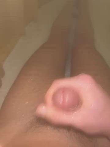 amateur big dick cock cumshot homemade masturbating orgasm shower solo clip