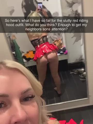MILF neighbor (39) thought she was sending this to her friend and accidentally sent