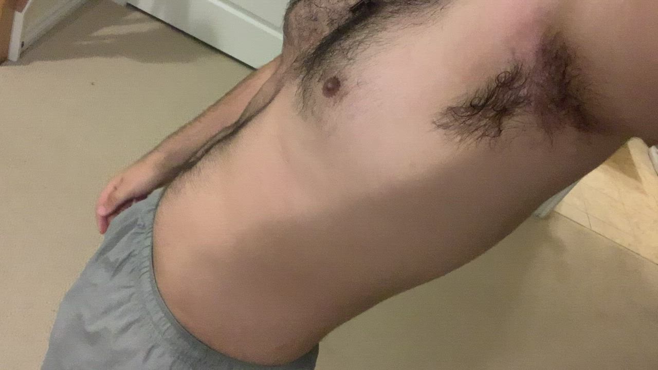 Edging Foreskin Hairy Hairy Armpits Hairy Cock Uncut clip