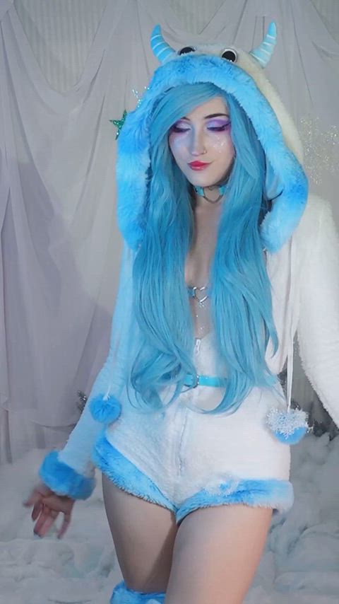 cosplay costume fansly monster girl nsfw onlyfans tiktok topless clip