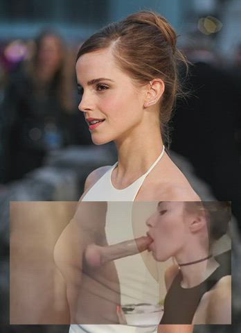 Just want to use Emma Watson’s pretty face like my own personal fleshlight while