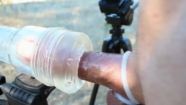 outdoor cock milking