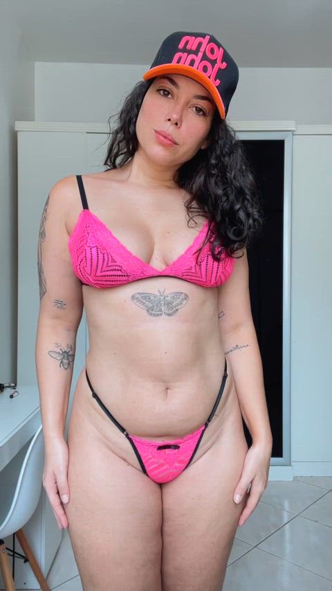 amateur big ass brunette curvy cute homemade latina onlyfans tattoo thick clip