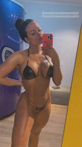 bikini body boobs brazilian brunette celebrity goddess hot falling devil teasing
