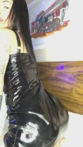 ass leather pussy clip