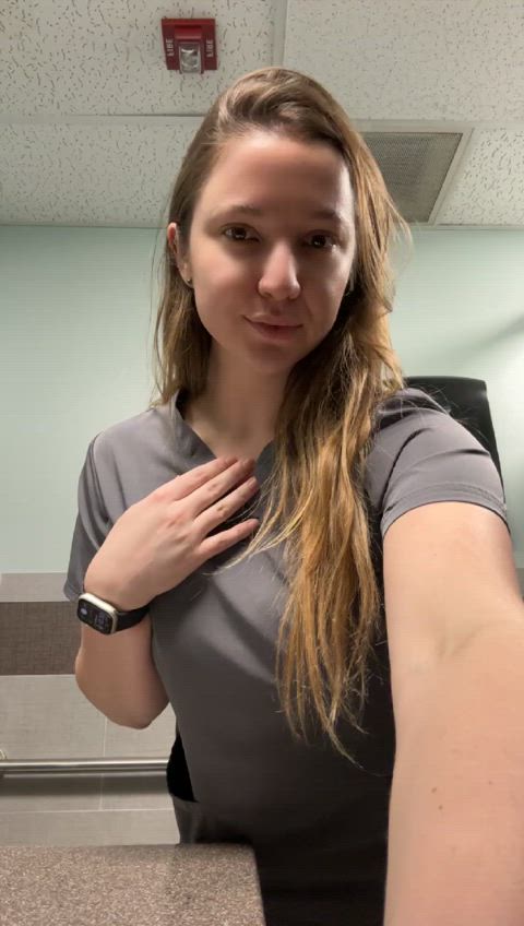 My nurse tits came out to play 👩‍⚕️🥵