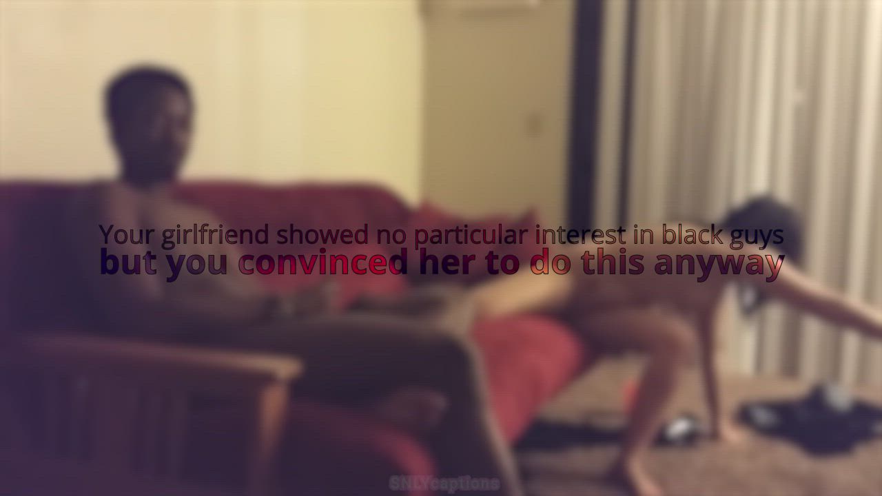 BBC Caption Cuckold Hotwife Interracial Sharing clip