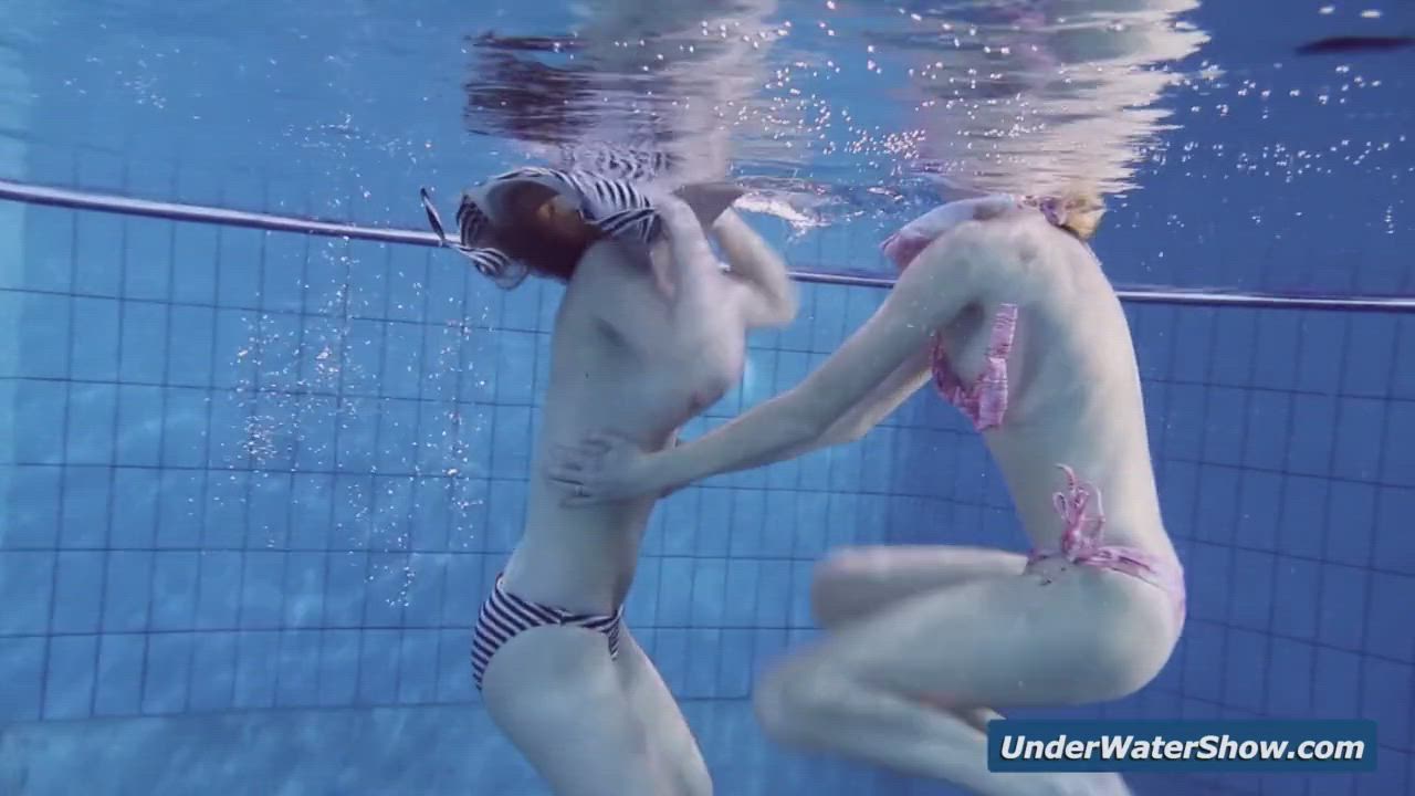 Bikini Czech Nudist Pool Softcore Teen Underwater clip