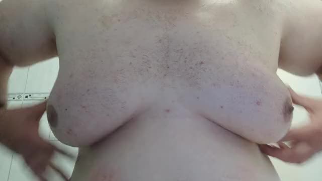 Just a quick jiggle. I know I have to shave...?