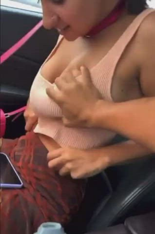 amateur big tits exhibitionist girlfriend teen clip