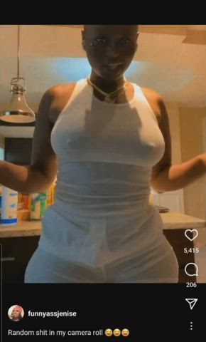 ebony pokies tease clip