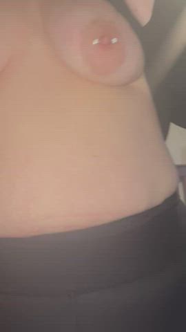 areolas bbw boobs chubby milf natural tits nipple piercing tits clip