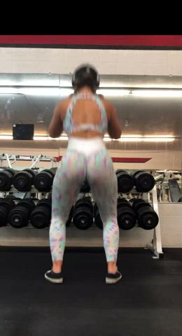 leggings pawg workout clip