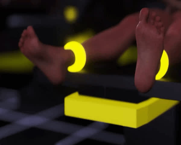 3d animation bondage feet lesbian tickling torture clip