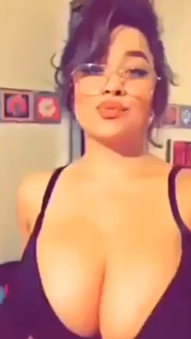 Asian Elizabeth bouncing her big boobs