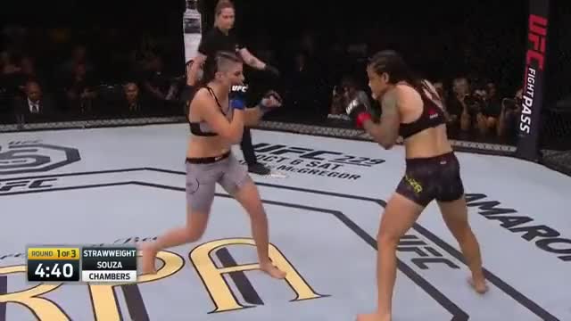 Livinha Souza vs Alex Chambers Full Fight UFC Fight Night 137 MMA Video