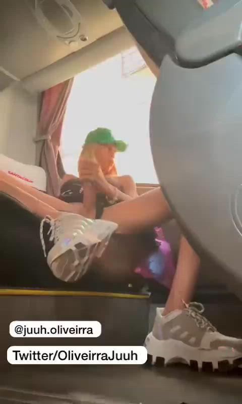 blonde brazilian bus exhibitionism kelly oliveira masturbating monster cock public