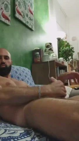 cum cum in mouth cumshot gay hairy cock homemade jerk off male masturbation solo