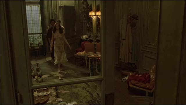 Eva Green - The Dreamers (2003) - fully transparent dress, part 2