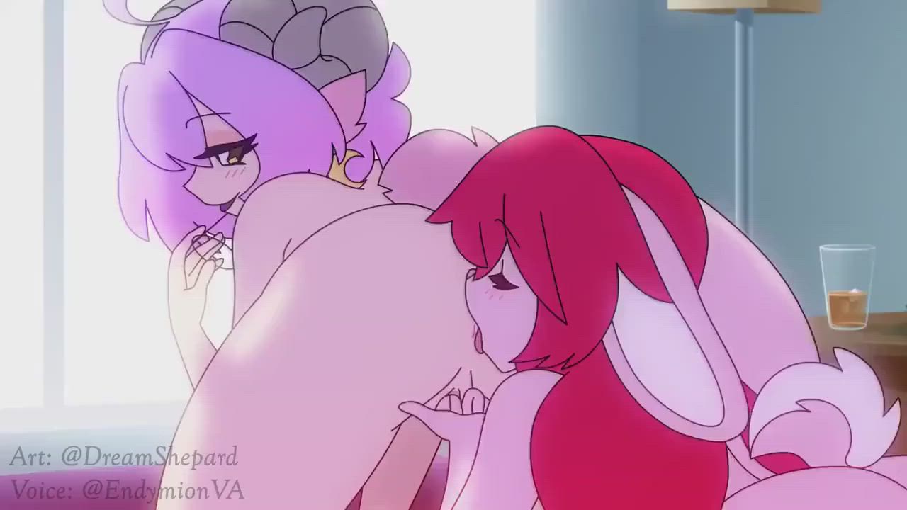 Animation Ass Eating Bunny Fingering Lesbian Yuri clip