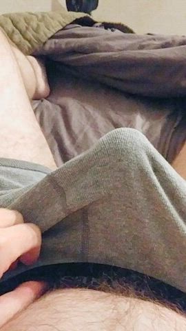 cock male solo underwear clip