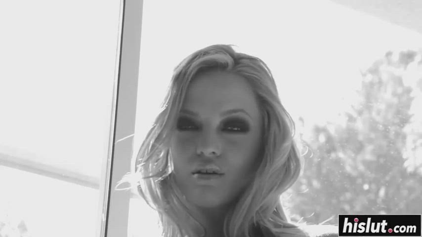Alexis Texas Up close in black and white GIF by lmsyc80