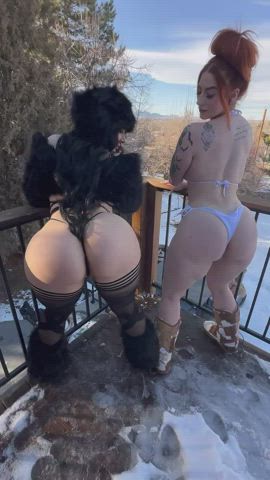 2 pawgs twerking